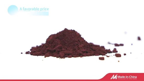 Неорганический пигмент оксид железа красный Fe2o3 оксид железа H190